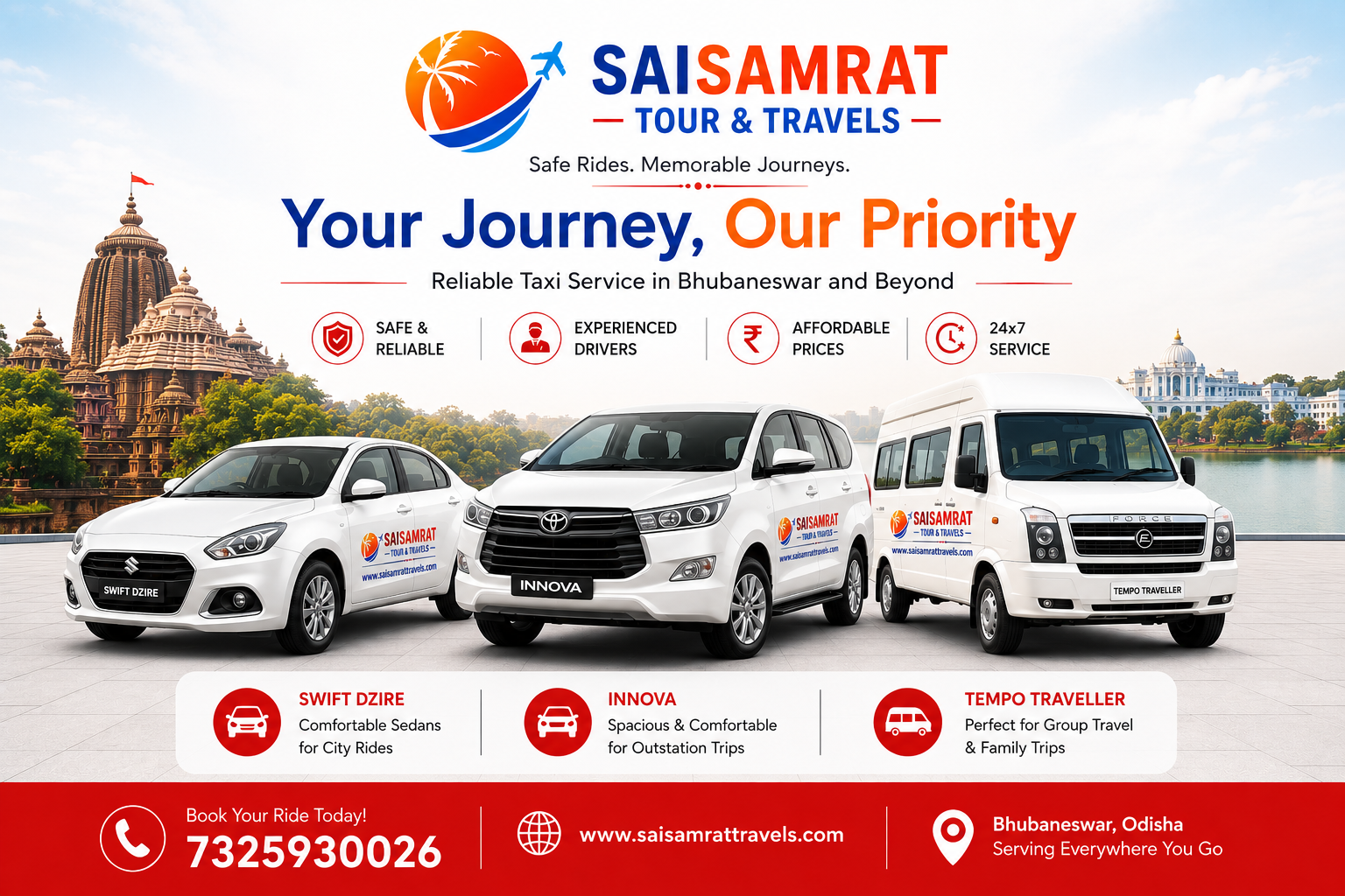 Saisamrat Taxi Cab Service Bhubaneswar